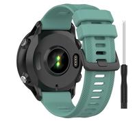 GIOPUEY Correas Compatible con Garmin Forerunner 970, Suave silicona La Correa [Resistente al Desgaste] [Transpirable] Pulsera - Green