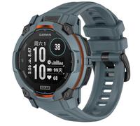 GIOPUEY Correas Compatible con Garmin Instinct 3 50mm, Suave Silicona La Correa [Resistente al Desgaste] [Transpirable] Pulsera - Darkblue-A