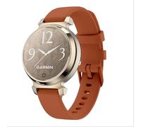 GIOPUEY Correas Compatible con Garmin Lily 2/Claasic/Active, Suave Silicona La Correa [Resistente al Desgaste] [Transpirable] Pulsera - Brown