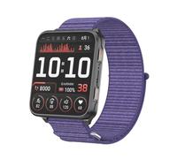 GIOPUEY Correas Compatible con Garmin Venu X1, Correa Tejida de Nailon Suave [Unisexo] [Transpirable] - Purple