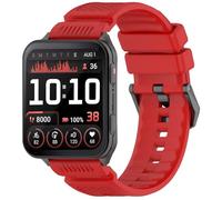 GIOPUEY Correas Compatible con Garmin Venu X1, Suave silicona La Correa [Resistente al Desgaste] [Transpirable] Pulsera - red