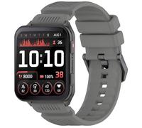 GIOPUEY Correas Compatible con Garmin Venu X1, Suave silicona La Correa [Resistente al Desgaste] [Transpirable] Pulsera - dark grey