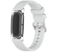 GIOPUEY Correas Compatible con Google Fitbit Air, Suave Silicona La Correa [Resistente al Desgaste] [Transpirable] Pulsera - Grey
