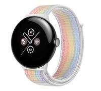 GIOPUEY Correas Compatible con Google Pixel Watch 3 45mm, Correa Tejida de Nailon Suave [Unisexo] [Transpirable] - Colorful