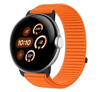 GIOPUEY Correas Compatible con Google Pixel Watch 4/3 45mm, Correa tejida de nailon suave [unisexo] [Transpirable] - orange