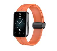 GIOPUEY Correas Compatible con Honor Band 9, Suave Silicona La Correa [Resistente al Desgaste] [Transpirable] Pulsera - Orange