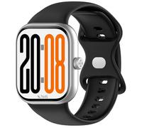 GIOPUEY Correas Compatible con Honor Choice INFOWEAR Watch 2 Pro, Suave Silicona La Correa [Resistente al Desgaste] [Transpirable] Pulsera - Black