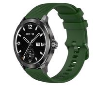 GIOPUEY Correas Compatible con Honor Choice Watch 2 Epic, Suave Silicona La Correa [Resistente al Desgaste] [Transpirable] Pulsera - Dark Green