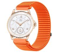 GIOPUEY Correas Compatible con Honor Choice Watch 2e, Nylon Transpirable Sport Correa Loop Deportiva de Nylon Trenzado Strap Band - Orange