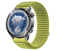 GIOPUEY Correas Compatible con HONOR Watch 5 Pro, Nylon Transpirable Sport Correa Loop Deportiva de Nylon Trenzado Strap Band - Green