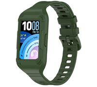 GIOPUEY Correas Compatible con Huawei Band 11/Huawei Band 11 Pro, Suave Silicona La Correa [Resistente al Desgaste] [Transpirable] Pulsera - Army Green