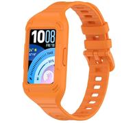 GIOPUEY Correas Compatible con Huawei Band 11/Huawei Band 11 Pro, Suave Silicona La Correa [Resistente al Desgaste] [Transpirable] Pulsera - Orange