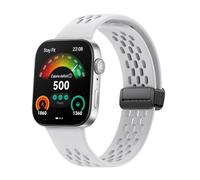 GIOPUEY Correas Compatible con Huawei Wacth Fit 5/5 Pro/Fit 4/4 Pro/Fit 3, Suave silicona La Correa [Resistente al Desgaste] [Transpirable] Pulsera - white