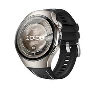 GIOPUEY Correas Compatible con Huawei Watch 5 42mm, Suave silicona La Correa [Resistente al Desgaste] [Transpirable] Pulsera - Black
