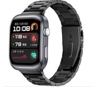 GIOPUEY Correas Compatible con Huawei Watch D2, Acero Inoxidable La Correa [Resistente al Desgaste] Pulsera - Black