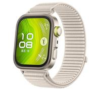 GIOPUEY Correas Compatible con Huawei Watch Fit 4 Pro/Fit 4/3, Correa tejida de nailon suave [unisexo] [Transpirable] - Beige