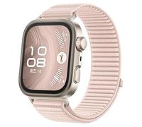 GIOPUEY Correas Compatible con Huawei Watch Fit 4 Pro/Fit 4/3, Correa tejida de nailon suave [unisexo] [Transpirable] - Pink