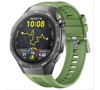 GIOPUEY Correas Compatible con Huawei Watch GT 5 Pro 46mm, Suave Silicona La Correa [Resistente al Desgaste] [Transpirable] Pulsera - Matcha Green