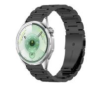 GIOPUEY Correas Compatible con Huawei Watch GT 6 46mm, Acero inoxidable La Correa [Resistente al Desgaste] Pulsera - black