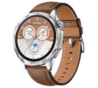 GIOPUEY Correas Compatible con Huawei Watch GT 6/GT 5 46mm/GT6 Pro/GT5 Pro, piel genuina La Correa [Resistente al Desgaste] [Transpirable] Pulsera - Brown