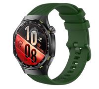 GIOPUEY Correas Compatible con Huawei Watch GT 7 Pro 46mm, Suave Silicona La Correa [Resistente al Desgaste] [Transpirable] Pulsera - Dark Green