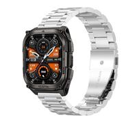 GIOPUEY Correas Compatible con KOSPET Tank M4, Acero inoxidable La Correa [Resistente al Desgaste] Pulsera - silver