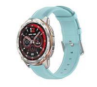 GIOPUEY Correas Compatible con KOSPET TANK T3 ULTRA 2, 22mm piel genuina La Correa [Resistente al Desgaste] [Transpirable] Pulsera - Blue