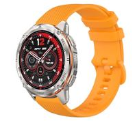 GIOPUEY Correas Compatible con KOSPET TANK T3 ULTRA 2, 22mm Suave silicona La Correa [Resistente al Desgaste] [Transpirable] Pulsera - Yellow