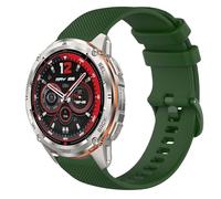 GIOPUEY Correas Compatible con KOSPET TANK T3 ULTRA 2, 22mm Suave silicona La Correa [Resistente al Desgaste] [Transpirable] Pulsera - Dark Green