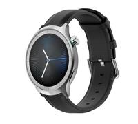 GIOPUEY Correas Compatible con Motorola Moto Watch 2026, piel genuina La Correa [Resistente al Desgaste] [Transpirable] Pulsera - Black