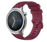 GIOPUEY Correas Compatible con Motorola Moto Watch 2026, Suave silicona La Correa [Resistente al Desgaste] [Transpirable] Pulsera - Dark Red