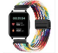 GIOPUEY Correas Compatible con Motorola Moto Watch 70, Correa Tejida de Nailon Suave [Unisexo] [Transpirable] - Colourful-B