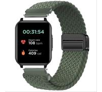 GIOPUEY Correas Compatible con Motorola Moto Watch 70, Correa Tejida de Nailon Suave [Unisexo] [Transpirable] - Green