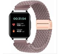 GIOPUEY Correas Compatible con Motorola Moto Watch 70, Correa Tejida de Nailon Suave [Unisexo] [Transpirable] - Purple