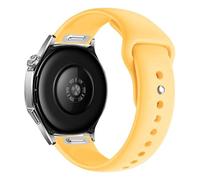 GIOPUEY Correas Compatible con OnePLus Watch 3/2/2R, Suave silicona La Correa [Resistente al Desgaste] [Transpirable] Pulsera - Yellow