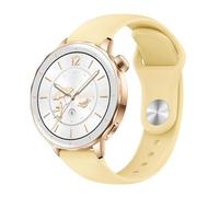 GIOPUEY Correas Compatible con OnePlus Watch 3 43mm, Suave silicona La Correa [Resistente al Desgaste] [Transpirable] Pulsera - yellow
