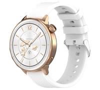 GIOPUEY Correas Compatible con OnePlus Watch 3 43mm, Suave silicona La Correa [Resistente al Desgaste] [Transpirable] Pulsera - white
