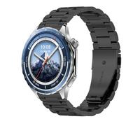 GIOPUEY Correas Compatible con OnePlus Watch 3, Acero Inoxidable La Correa [Resistente al Desgaste] Pulsera - Black
