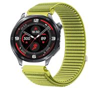 GIOPUEY Correas Compatible con OnePlus Watch 3, Nylon Transpirable Sport Correa Loop Deportiva de Nylon Trenzado Strap Band - Green