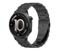 GIOPUEY Correas Compatible con OnePlus Watch 4, Acero Inoxidable La Correa [Resistente al Desgaste] Pulsera - Black