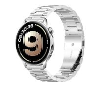 GIOPUEY Correas Compatible con OnePlus Watch Lite, Acero Inoxidable La Correa [Resistente al Desgaste] Pulsera - Silver