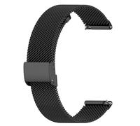 GIOPUEY Correas Compatible con OnePlus Watch Lite, Pulsera Trenzada de Acero Inoxidable [Resistente al Desgaste] Pulsera - Black