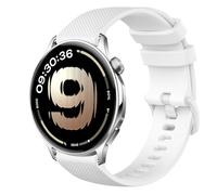 GIOPUEY Correas Compatible con OnePlus Watch Lite, Suave Silicona La Correa [Resistente al Desgaste] [Transpirable] Pulsera - White