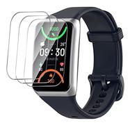 GIOPUEY Correas Compatible con OPPO Band 2, Suave Silicona La Correa + 3 Piezas Protector de Pantalla, [Resistente al Desgaste] [Transpirable] Pulsera - Midnight Blue