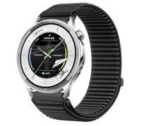 GIOPUEY Correas Compatible con OPPO Watch S, Nylon Transpirable Sport Correa Loop Deportiva de Nylon Trenzado Strap Band - Black