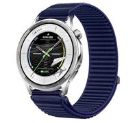 GIOPUEY Correas Compatible con OPPO Watch S, Nylon Transpirable Sport Correa Loop Deportiva de Nylon Trenzado Strap Band - DarkBlue