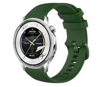 GIOPUEY Correas Compatible con OPPO Watch S, Suave silicona La Correa [Resistente al Desgaste] [Transpirable] Pulsera - Dark Green