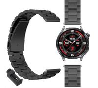 GIOPUEY Correas Compatible con OPPO Watch X2, Acero Inoxidable La Correa [Resistente al Desgaste] Pulsera - Black