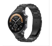 GIOPUEY Correas Compatible con OPPO Watch X2, Acero Inoxidable La Correa [Resistente al Desgaste] Pulsera - Black