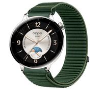 GIOPUEY Correas Compatible con OPPO Watch X2 Mini, Nylon Transpirable Sport Correa Loop Deportiva de Nylon Trenzado Strap Band - Darkgreen